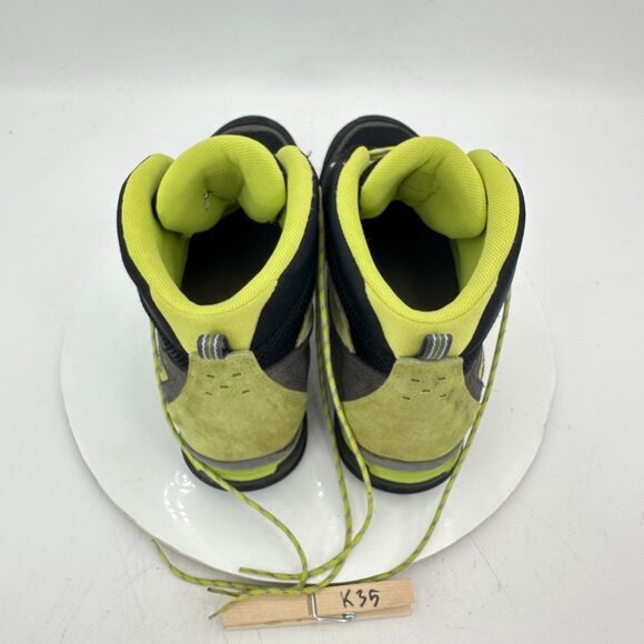 Asolo Fulton Men Size 10.5 Green Grey Mid Vibram Sole Hiking Trail Boot - Picture 9 of 11